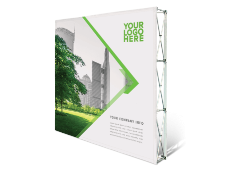 8'x8' Printed Pop-Up Wall - Straight