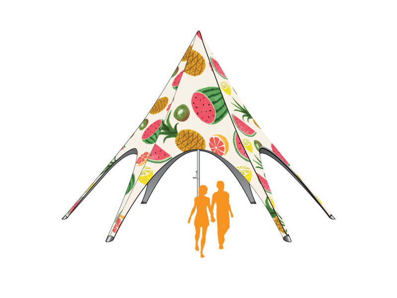 40' Printed Sky Tent