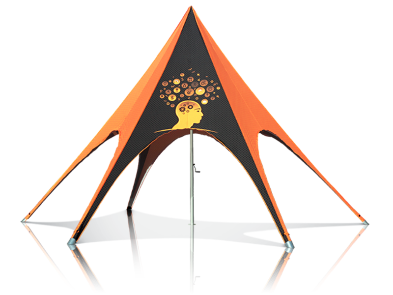 40' Printed Sky Tent