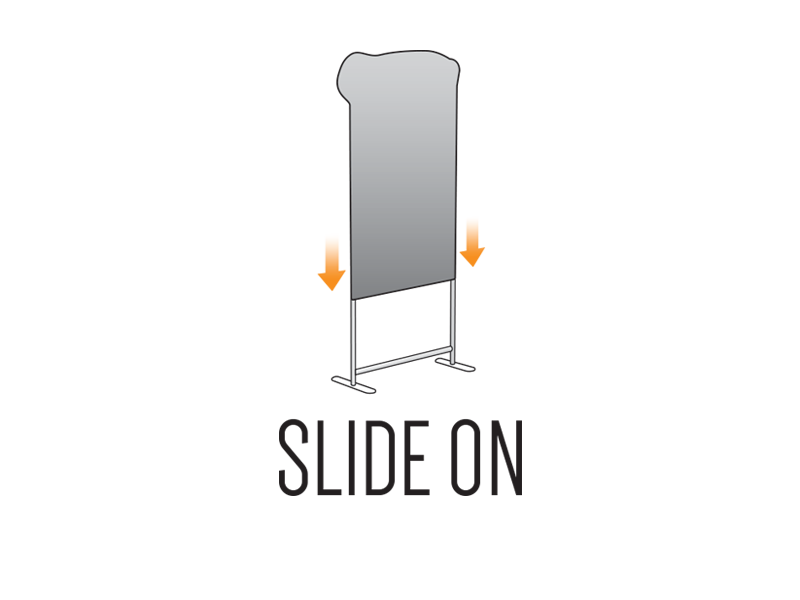 3'x 7.5' Tension Banner w/ Hardware