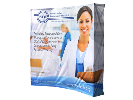 8'x8' Curved Pop-Up Display Fabric Only