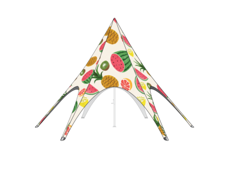 40' Printed Sky Tent Fabric Only