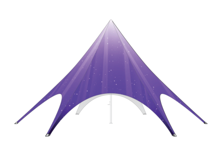 52' Printed Sky Tent Fabric Only