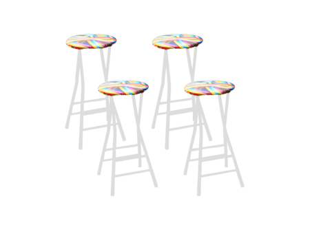Printed Bar Stool Covers Only (set of 4)