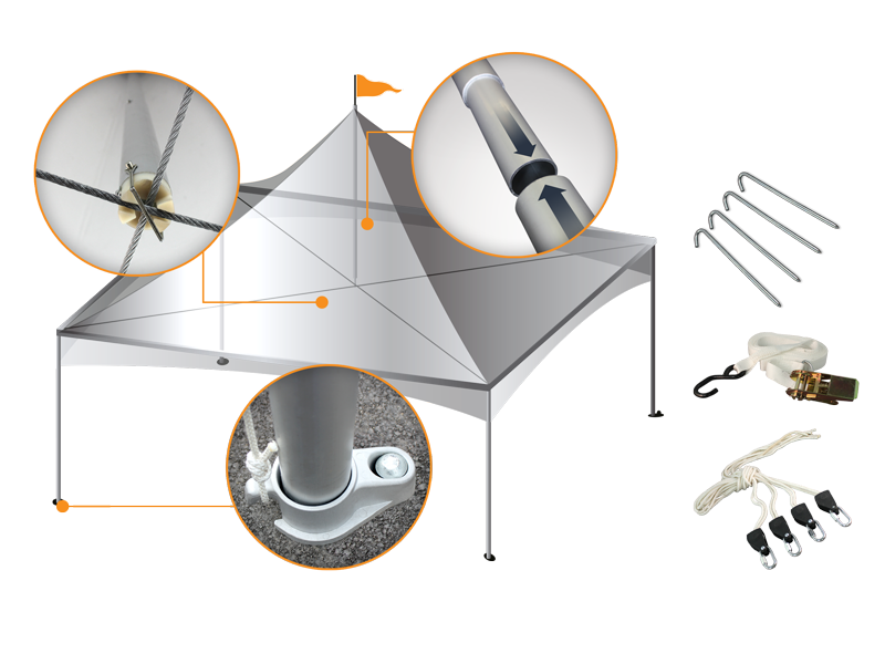 20'x40' Printed Marquee Tent