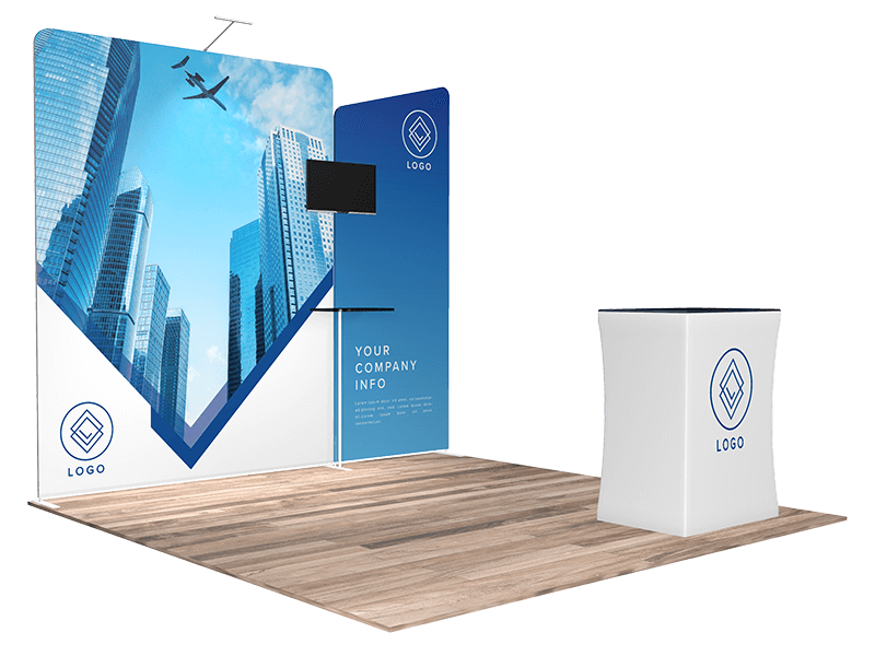 10'x10' Quick-N-Fit Booth - Package # 1105