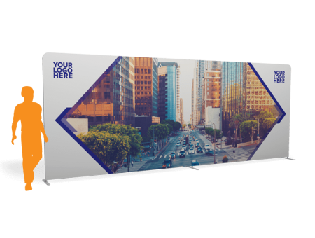 20'x 7.5' Tension Wall w/ Hardware - Straight