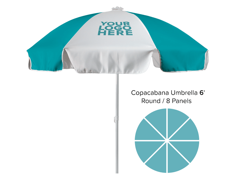 Copacabana Umbrella 6' 8 panels