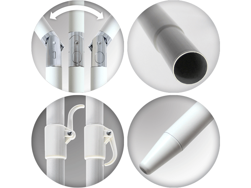 Copacabana Beach Umbrella - 6' / 8 Panels