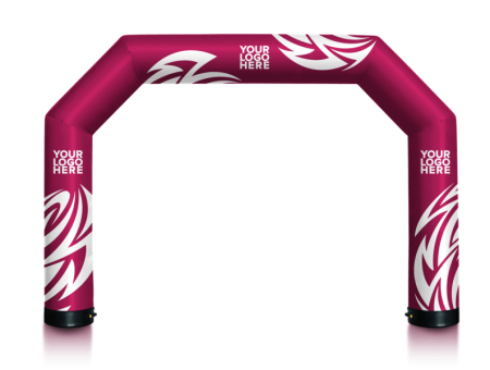 inflatable angled arch sealed air