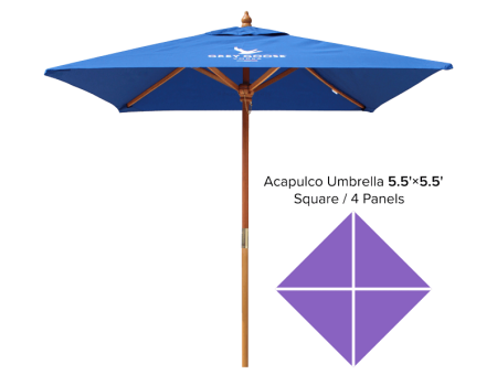 Acapulco Umbrella 5.5'x5.5'
