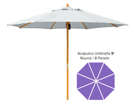 Acapulco Umbrella 9' 8 PANELS