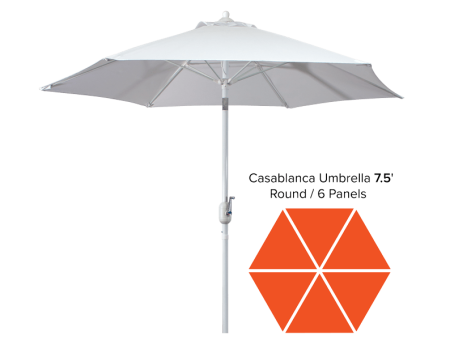 Casablanca Umbrella 7.5' 6 Panels