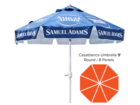 Casablanca Umbrella 9' 8 Panels