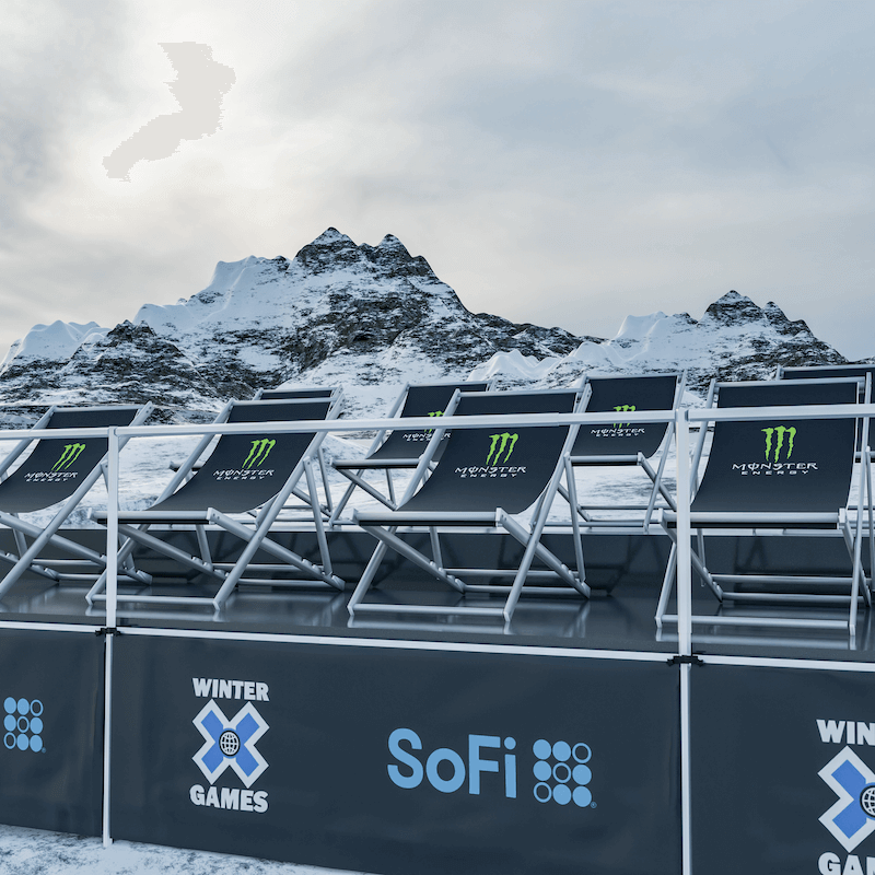 Custom Printed Sling Chair