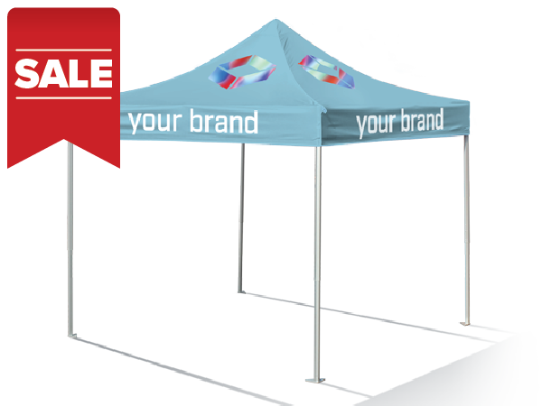 SALE: 10’x10′ Printed Pop Up Tent