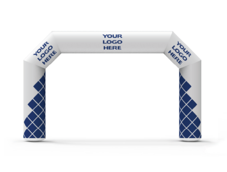 Angled Inflatable Arch Constant Air